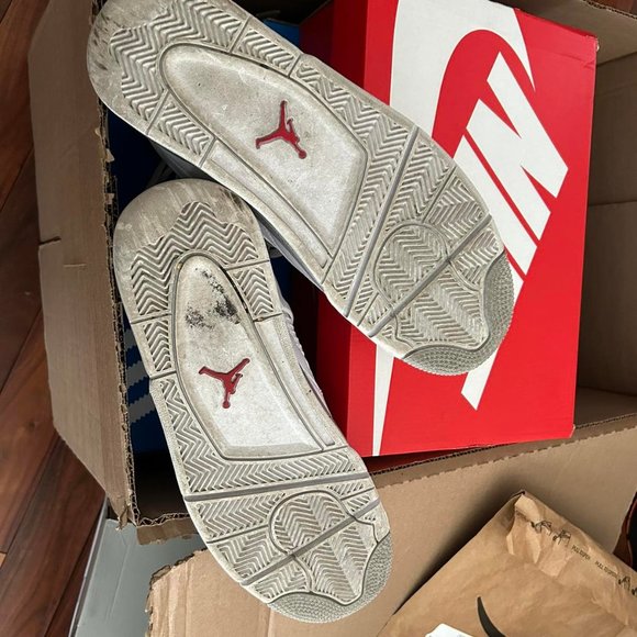Air Jordan 4 Retro ‘White Oreo\' Size 12 main image 5